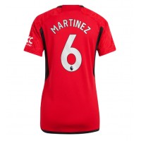 Fotbalové Dres Manchester United Lisandro Martinez #6 Dámské Domácí 2023-24 Krátký Rukáv